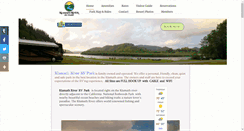 Desktop Screenshot of klamathriverrv.com