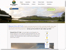 Tablet Screenshot of klamathriverrv.com